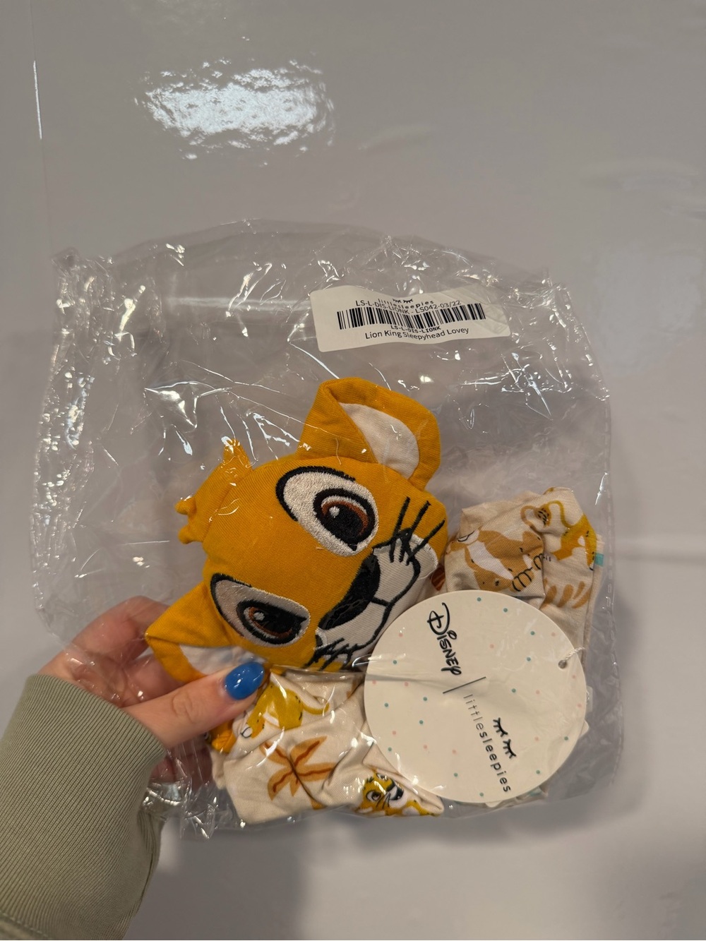 Simba lion king little sleepies NIB lovey